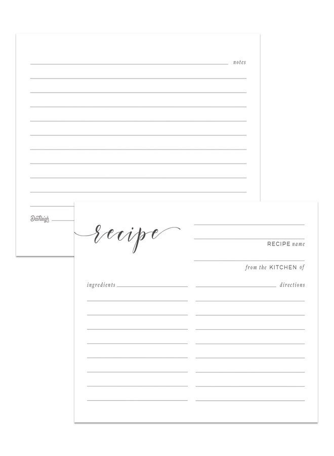 Dashleigh Recipe Card Notepad, 4x6 in, 100 Sheets, Front and Back - Image 4